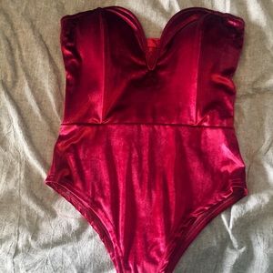 Red Velvet Bodysuit